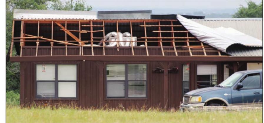 A severe storm blew through Smithwick the evening of June 21, causing property damage at a camp on Lake Travis just off CR 343 in Burnet County. Connie Swinney/The Highlander