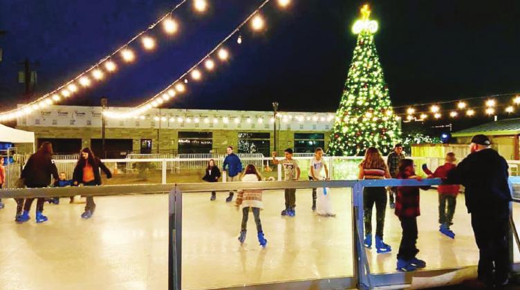 The ice skating rink will be part of the main venue at the 30th annual Walkway of Lights. Last year, the rink was offered by the Marble Falls Parks and Recreation Department, but it was a separate exhibit located downtown. File photo