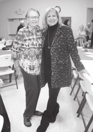 Burnet County Republican Women members Gloria Pollard and Kay Stripling helped organize the event on Tuesday night.