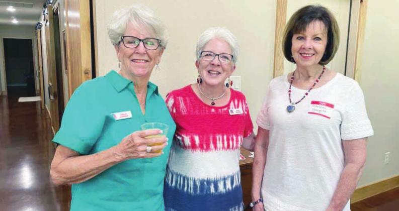 Carolyn Alexander, BCRW Hospitality chairwoman; Wanda Kaufman, scholarship chairwoman; and Darlene Hargett, secretary, also attended the event. Contributed photos