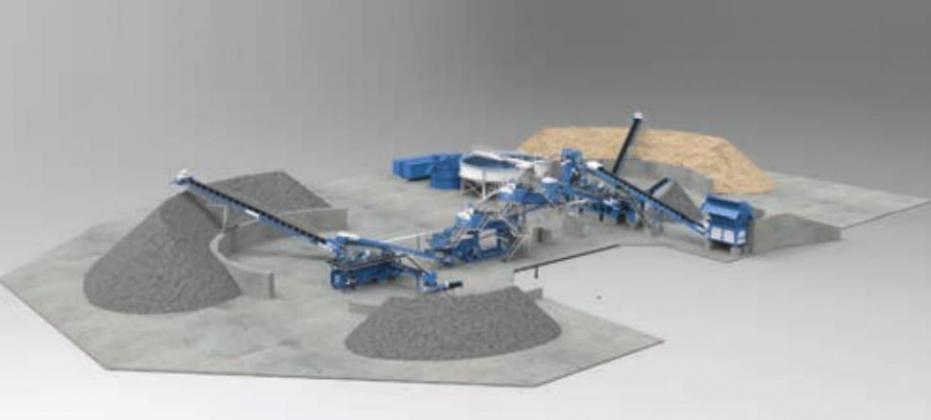 Engineers for Collier Materials offered a rendering of what the proposed Kingsland sand plant would look like, adjacent Comanche Rancheria. Rendering