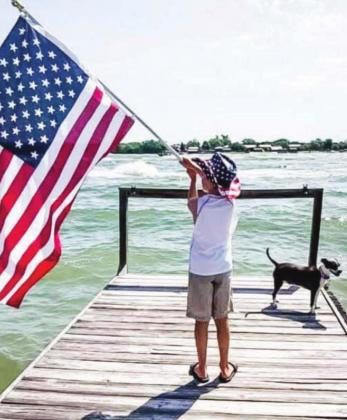 Attendees from nine-years-old to 90 showed support for the country and President Donald J. Trump on Sunday, July 5, as hundreds of boats and personal watercraft descended on Lake LBJ. Contributed