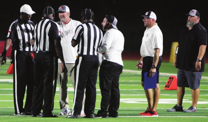 Kelly McDuffie/Contributing Photographer Flames Head Coach Stephen Shipley is getting his squad ready for a clash of undefeated and rank #2 teams on Friday at home. Kickoff is scheduled for 7:30 p.m. at Britton Track and Field.