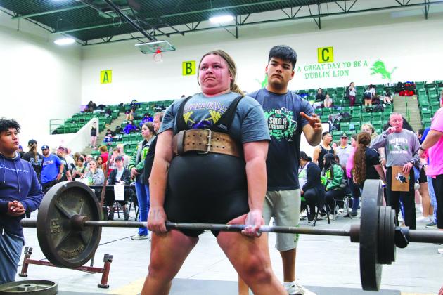 Sophia Trudeau earned silver in her weight class with a 280-pound squat, a 185-pound bench press, and a 295-pound deadlift for a total of 760 pounds.