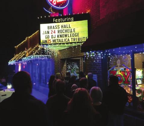An audience waits outside Brass Hall to enter a show by Metallica Tribute band Hardwired to Kill’em All on Jan. 25 Contributed Photo