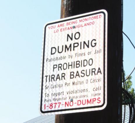 Illegal dumping had been an issue for MFPD prior to installation of the cameras in October 2020. File photo