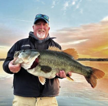 Darrly Hanson II of Round Rock reeled in 13.40-pound ShareLunker 662 Sunday, March 10, and with his catch, Inks Lake became the 78th public water body to produce a Legacy Lunker. Contributed/TPWD